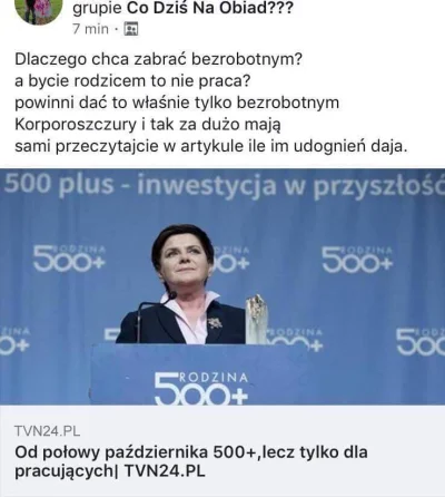 adam2a - Lud niepracujący miast i wsi czuje się bardzo oburzony:

SPOILER

#polsk...