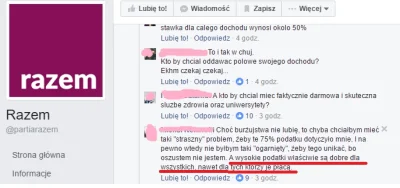 kaczoki - "Dyskusja" na profilu partii ZUSAMMEN

#rakcontent #lewackalogika