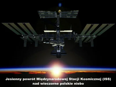 Astronomia24COM - Międzynarodowa Stacja Kosmiczna (ISS) wraca nad wieczorne polskie n...