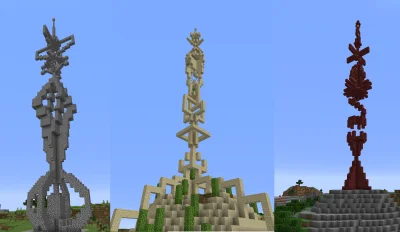 P.....o - fajne wieże / słupy zbudowałemm???
#minecraft #chwalesie