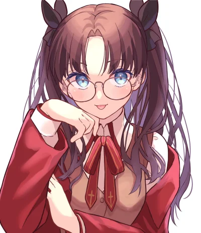 l.....f - #randomanimeshit #fate #fategrandorder #rintohsaka #tohsakarin #meganekko #...