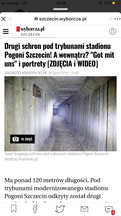 Portowiec - Odkryto drugi schron pod stadionem Pogoni Szczecin. Ciekawe ile jeszcze i...