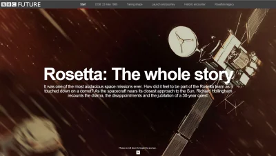 E.....e - #esa #rosetta #kosmos #sondakosmiczna 

Ciekawa strona #bbc o wspaniałej ...