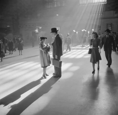 Rajtuz - Dworzec Grand Central Terminal (Station). Nowy Jork, 1941 r.
#fotografia #u...