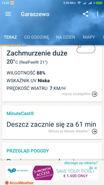 tolep - O w mordę, prognozy pogody są coraz bardziej zaawansowane. #pogoda #poznan #a...