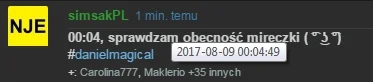 simsakPL - @Yinxol: nie szkodzi, ale u mnie była jeszcze 0:04 ( ͡° ͜ʖ ͡°)