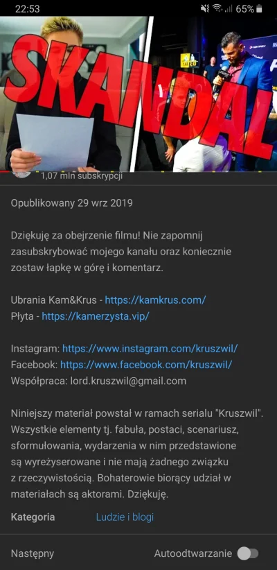 InnyWymiar90 - @transerfer: zobacz to napisał twój idol pod swoim filmem w której twi...