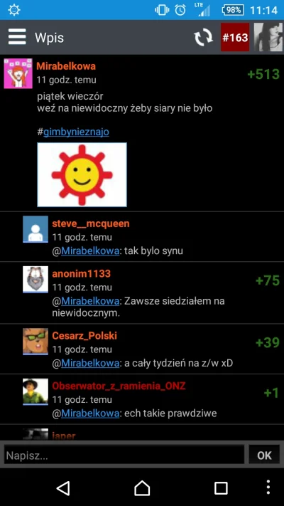 s.....a - @Mirabelkowa: całe życie gg i cały czas na niewidocznym :)