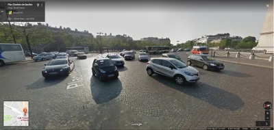 Gwyn66 - Polecam rondo na placu de Gaulle'a w Paryżu (wokół łuku triumfalnego) - rond...