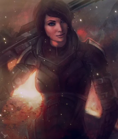 l.....a - Ładna #femshep.

#gry #masseffect #shepard #fanart