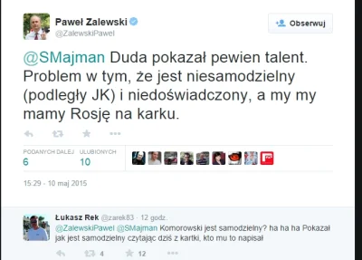 MWittmann - Och, obok straszenia PIS-em, dochodzi straszenie wojną z Rosją. Ja #!$%@?...