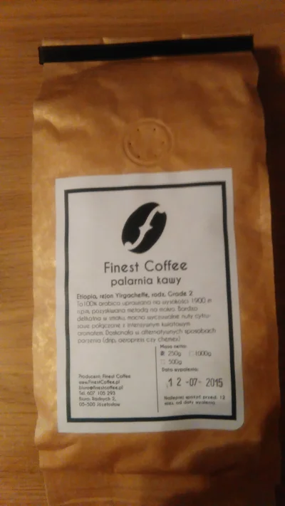 carving85 - no i przyszła #kawa od @finestcoffee_pl wygrana w #rozdajo jeszcze nie mi...