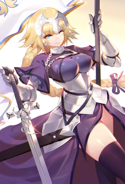 LlamaRzr - #randomanimeshit #fate #fateapocrypha #ruler #jeannedarc #zakolanowkianime...