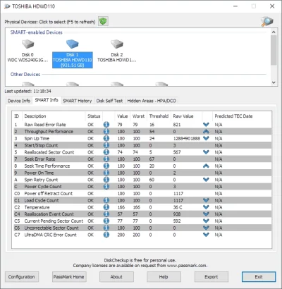 chybaDapi - Nowy HDD - kupiony wczoraj. Nie umiem w czytanie SMARTów, ale niepokoi mn...