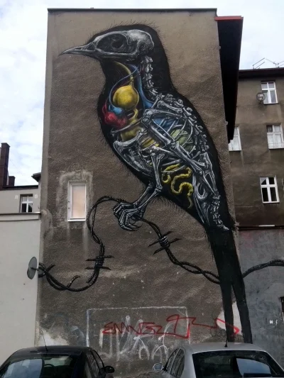 disassociative - Mural znajdujący się na ulicy Mariackiej Tylnej w Katowicach. A to t...