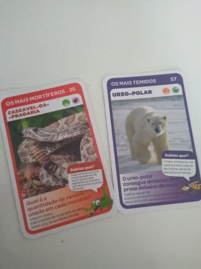 gieszczu - W portugalskiej biedronce "Pingo Doce" te same karty ze zwierzakami.

#b...