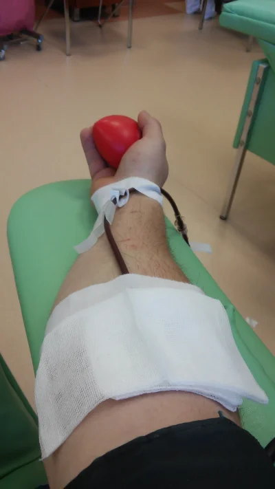 grzesiekjunior - 59170 - 200 = 58970

Znowu osocze. Trzecia donacja i dostałem krew...