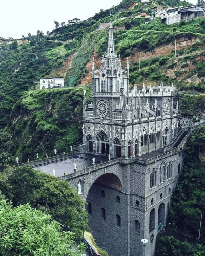 Castellano - Bazylika Las Lajas. Sanktuarium Matki Boskiej Różańcowej Na Skałach w Ip...