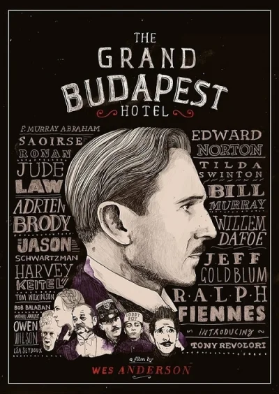 Joz - #grandbudapesthotel #plakatyfilmowe