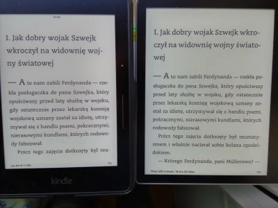 Cyfranek - @Dayvid: @qmox: Bez oświetlenia ekran Oasisa 3 jest bardziej szarawy, a Vo...