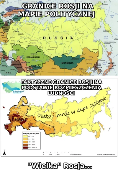 Goryptic - @moczarny: 


 problem w tym, że Rosja zajmuje chyba z 1/6 pow. Ziemi