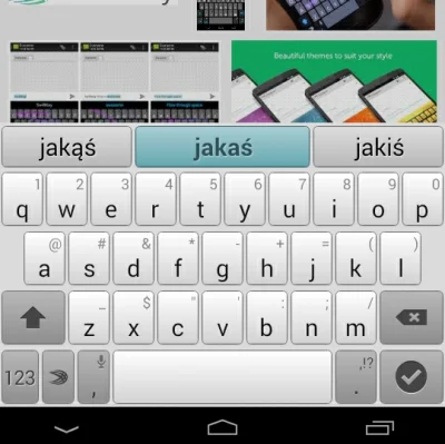 Koller - Jest jeszcze jakas klawiatura oprocz swiftkey ktora ma polski slownik i popr...
