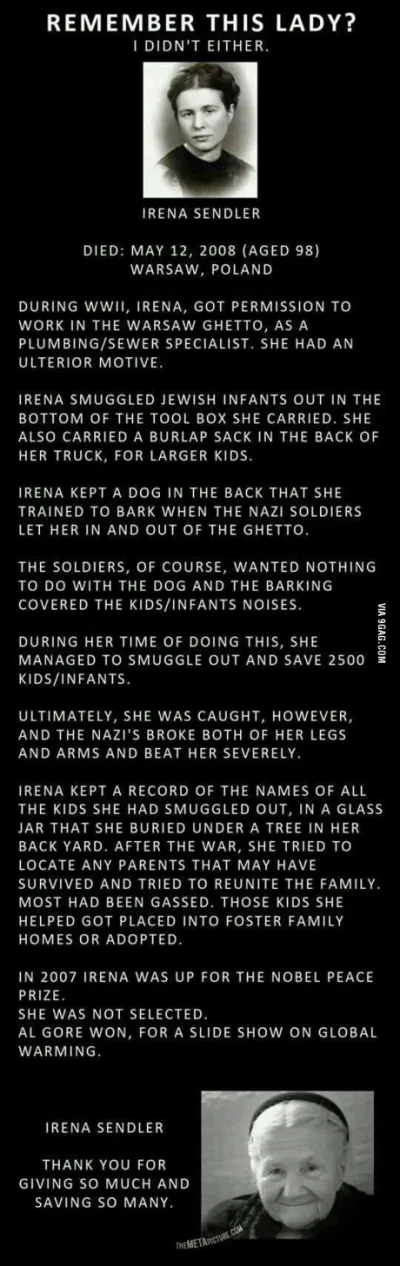 mieszalniapasz - #9gag #irenasendler 
Na 9gag o Irenie Sendler