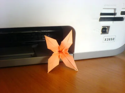 wisienkowy - W wolnym czasie zawsze się złoży jakiegoś ciekawego kwiatka #origami, ty...