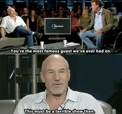 skywalkergw - #topgear #heheszki #jeremyclarkson #patrickstewart