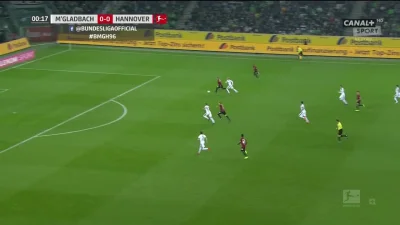 nieodkryty_talent - Borussia Moenchengladbach 0:[1] Hannover 96 - Bobby Wood
#mecz #...