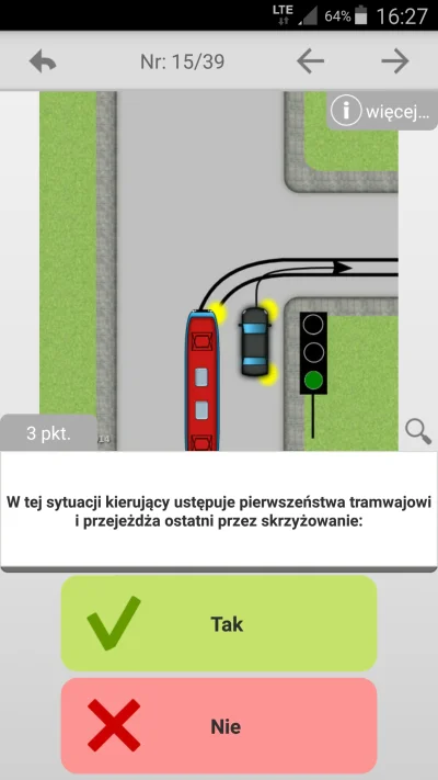 mlody025 - #prawojazdy czemu ustępuje tramwajowi?