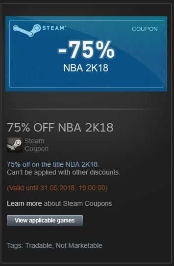 xVeragon - Ktoś coś? 
#nba #steam #csgo #promocja #rabat