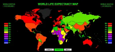 enforcer - Długość życia na świecie: http://www.worldlifeexpectancy.com/world-life-ex...