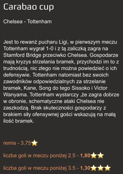 BettingClub - Do awansu Tottenham potrzebuje remisu.
#bukmacherka #pilkanozna