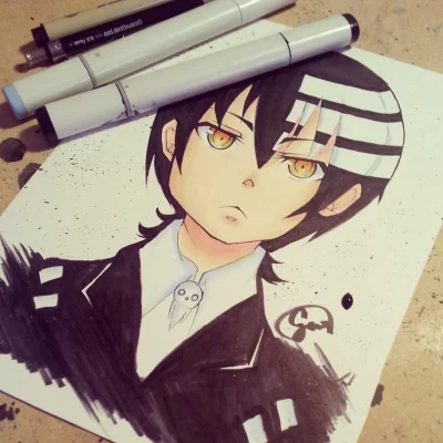 Banri - https://imgur.com/a/5mFET
#randomanimeshit #souleater #DeaththeKid