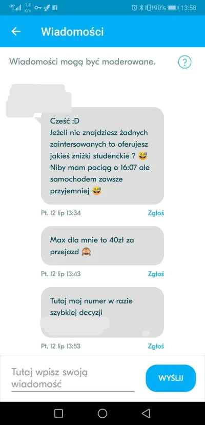 m.....v - @Loging35: Mnie pytanie o zniżkę studencką trochę rozbawiło. Tym bardziej ż...