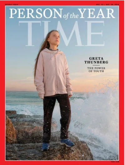 KOLO41a - Greta Thunberg wybrana Człowiekiem Roku tygodnika Time.
Co o tym myślicie?...