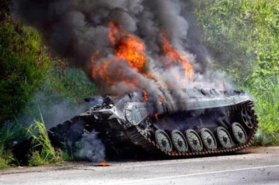 dyban - #militaria #wojna #ukraina #zniszczoneczolgi
a dokładniej bojowa maszyna pie...
