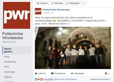 alexlfc - PWR chwali się na facebooku ze studenci czekają 11 godzin na dopytkę XD

...