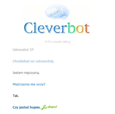 jakiinnynick - Super diagnoza bulwo! ( ͡° ʖ̯ ͡°)
#humorobrazkowy #cleverbot

SPOIL...