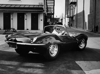 autogenpl - Steve "King Of Cool" McQueen i jego Jaguar XKSS czyli niezwykła konwersja...