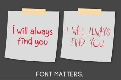 k.....y - Czcionka ma znaczenie #grafika #typografia