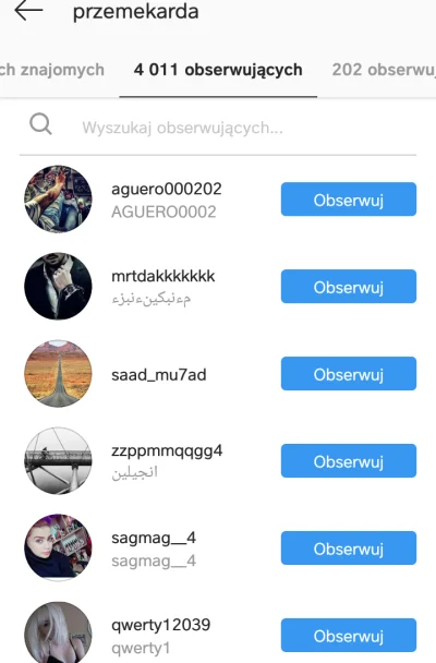 oliwia-m - Przemek po wyjściu z BB kupił sobie followersów na IG bo jakimś dziwnym cu...