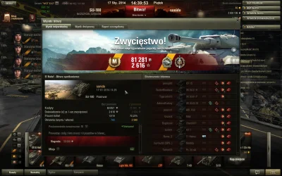 dj_mysz - #wot #wotsonido



SU-100, 9 fragów. Powtórka się nie zachowała, a szkoda.....