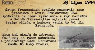 RetroFutbol - Czy wiedzieliście, że Francuzi pokonali w czasie II wojny światowej ame...