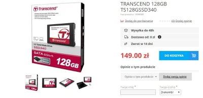 Jaro070 - #promocje #ssd #realdeal 

Transcend SSD340 128 GB za 149 zł (prawdopodob...