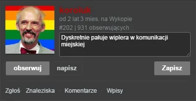 Wraniak - @koroluk: WTF? Naprawdę, naprawdę? Ty jesteś normalny? Straciłem do ciebie ...