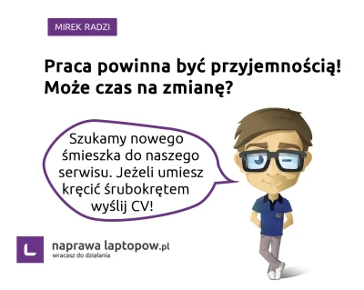 naprawalaptopow - Kolejne ogłoszenie o pracę w #poznan !

SPOILER

Szukamy studen...