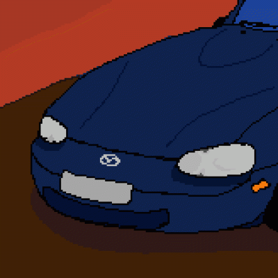 Konrad96 - #mx5 #mazda #pixelart #tworczoscwlasna #gif