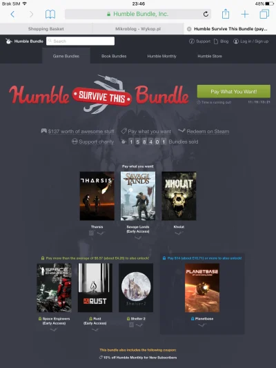 Klofta - Uwaga #rozdajo i #rozdajosteam Do zgarnięcia #humblebundle z gierkami takimi...